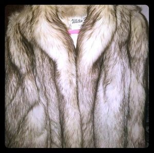 Silver Fox Fur Coat